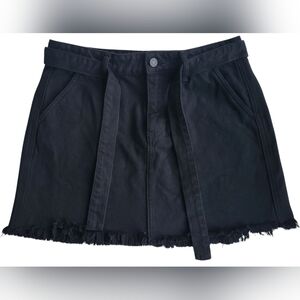 KanCan Black Denim Skirt